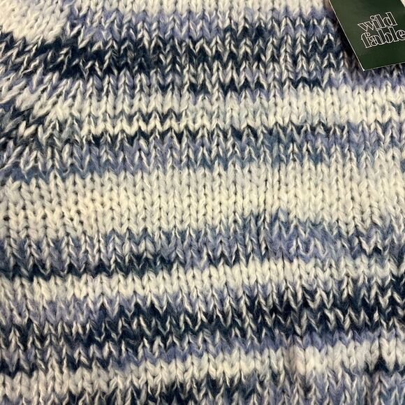 Wild Fable Blue Soft Acrylic Cropped Sweater sz XL NWT - Picture 4 of 7